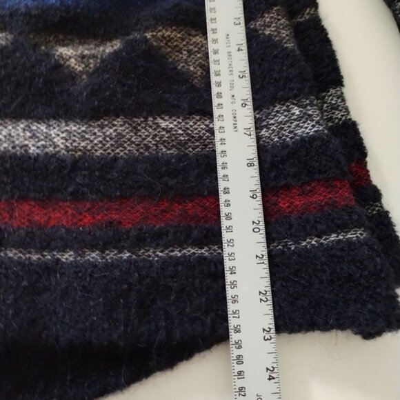 Marc Cain Boucle Blazer Size 4 (N2) Boho Colorful Alpaca Blend - Picture 8 of 11